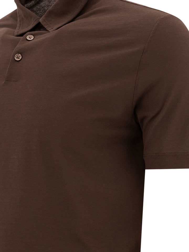 Polo Shirts Brown