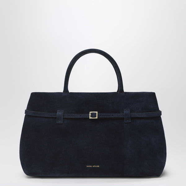 Le Cambon 35 Dark Blue Suede Bag