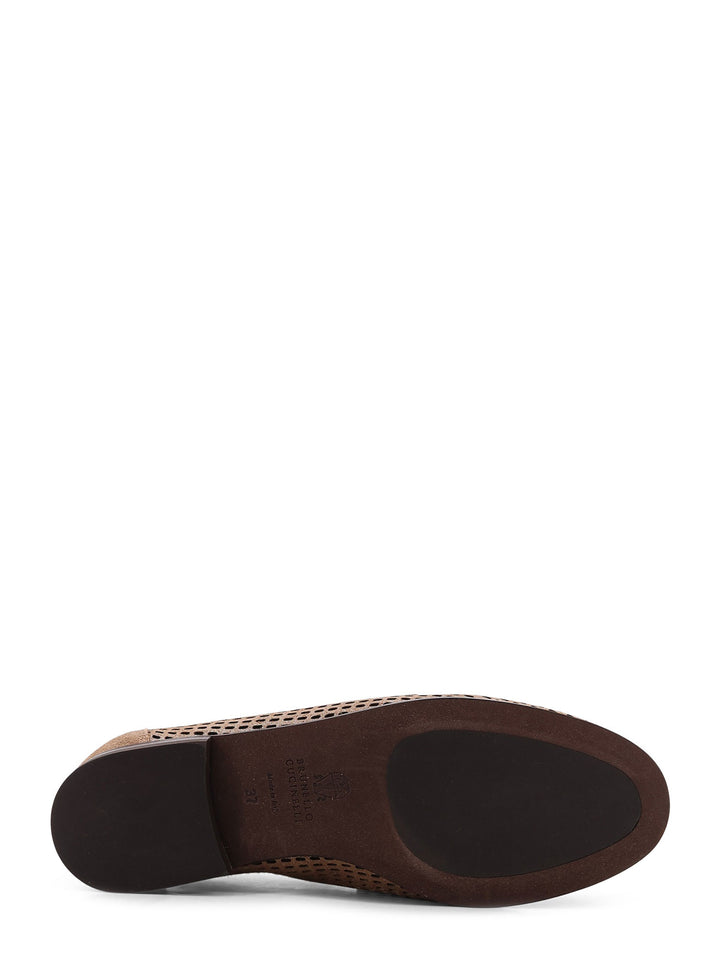 Brunello Cucinelli Flat shoes - CHESTNUT | 0d2fa7473411f3ade6e5357080be53db246b3238