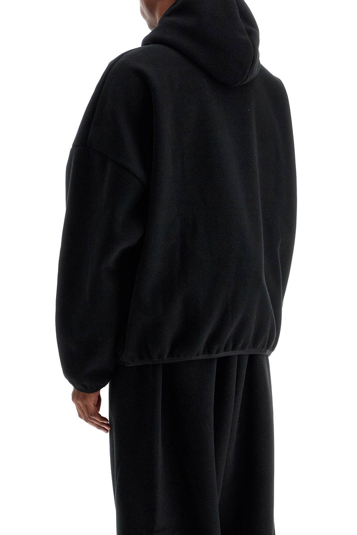 Heavy Fleece Hoodie With Hood