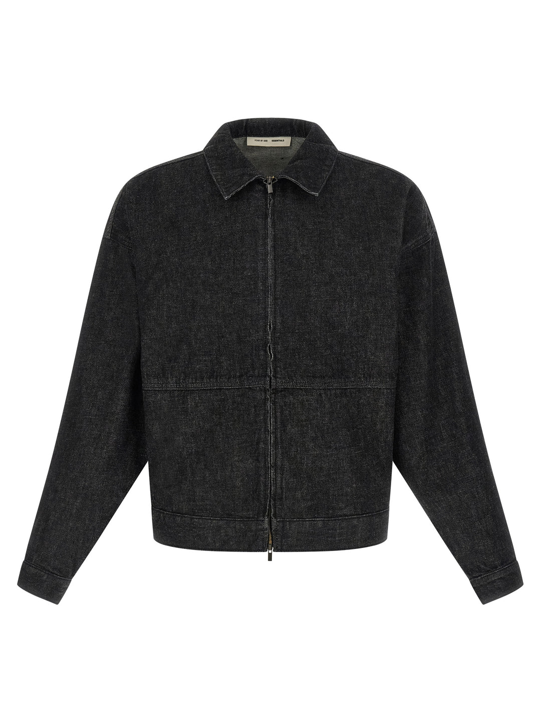 Fear Of God Essential Denim Work Puffer Jackets - Black | 8e3388af4fa105f73d290b2fa47d2988e9fd38ca