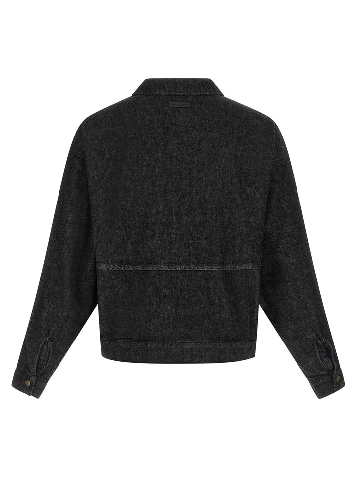 Fear Of God Essential Denim Work Puffer Jackets - Black | a60e30e66da0b26691e28aaaef8e543b5e91e5e8