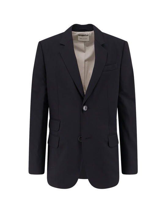 Single-Breasted Virgin Wool Blazer