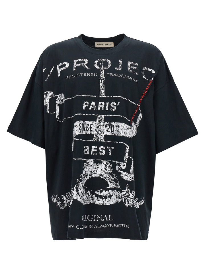 Evergreen Paris Best Pinched T-Shirt Black