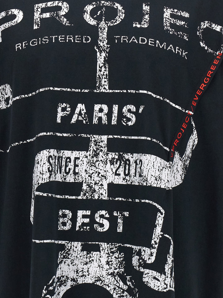 Evergreen Paris Best Pinched T-Shirt Black