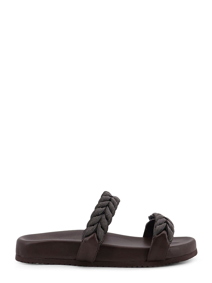Brunello Cucinelli Sandals - DARK BROWN | 220fc874feefbe1e5a3f79c39c78d573240e10c3