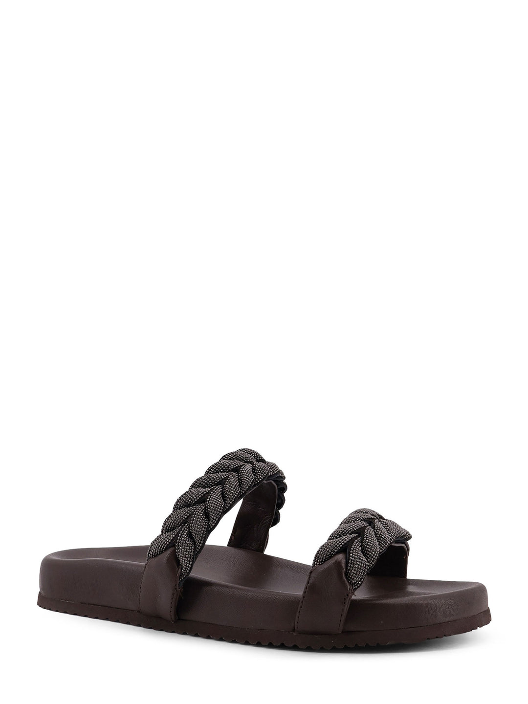 Brunello Cucinelli Sandals - DARK BROWN | 468536f50f3fd28ffcbb4bb1dd0122fdcbe1836e