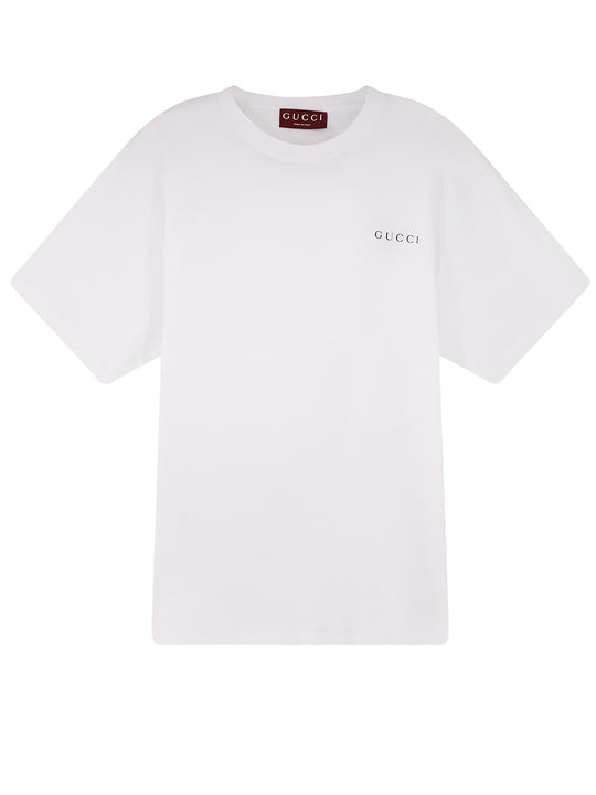 Cotton T-Shirt With Lettering Logo On The Front