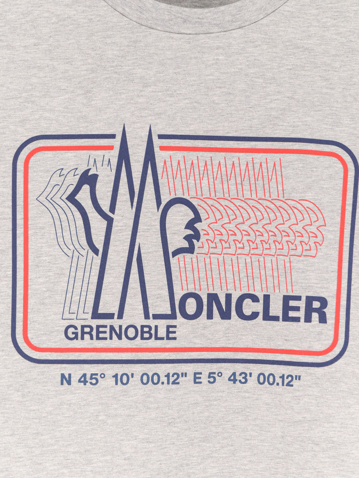 Moncler Grenoble T-shirts and Polos - Gray and metallic | ba2efb7ae89ed6651b4035814de4b6ab4a2f8573