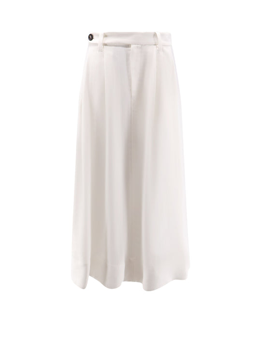 Viscose And Linen Skirt