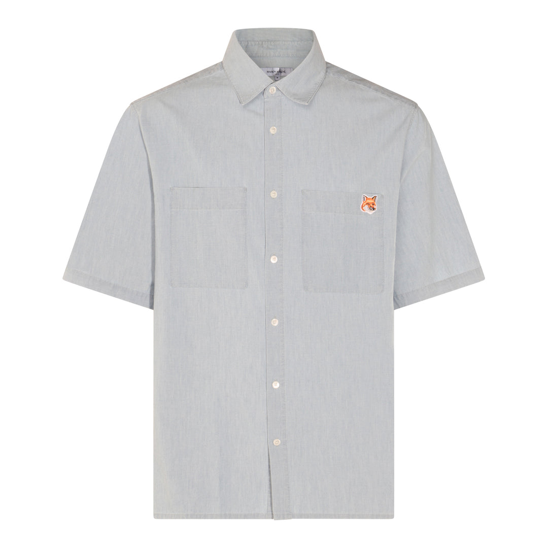 Maison Kitsune' Shirts - Blue and green | f9ac8547679aaa438096407165deca46be9076b4