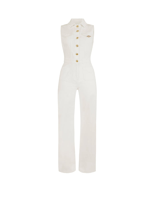 Stretch Cotton Jumpsuit