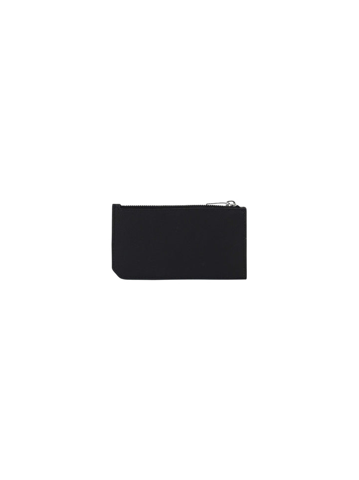 Saint Laurent Paris Large Card Holder Wallets Black