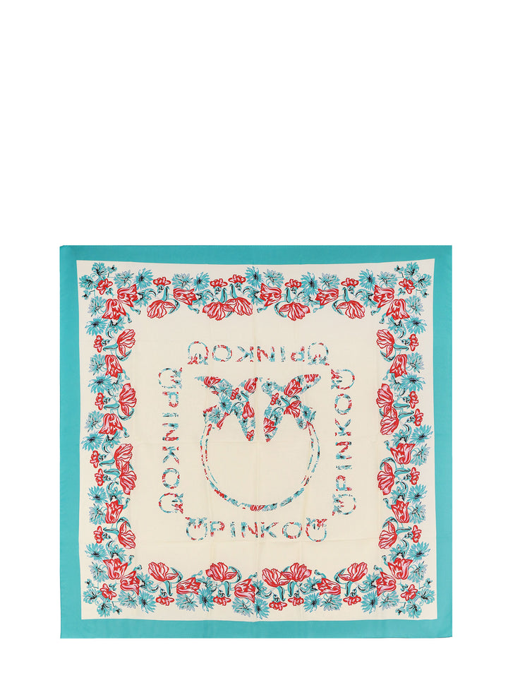 Pinko Scarfs - Blu e Verdi | 25deb8ee6582f1992ac01ed376c4e5a1a8b95875