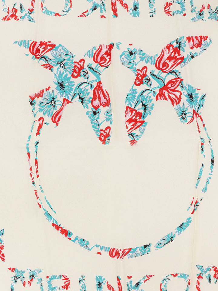 Pinko Scarfs - Blu e Verdi | 38df51ed56fee165f052d906b7ccb0b60ac82784