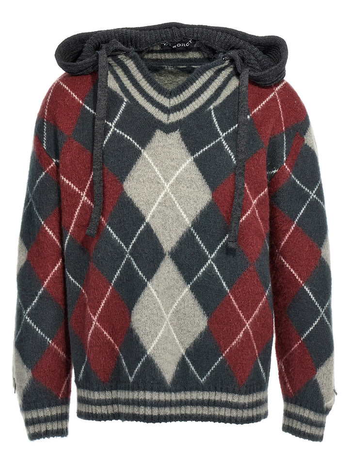 Hooded Sweater Sweater, Cardigans Multicolor