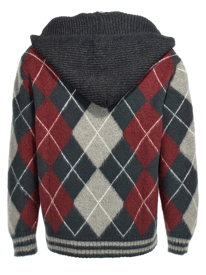 Hooded Sweater Sweater, Cardigans Multicolor