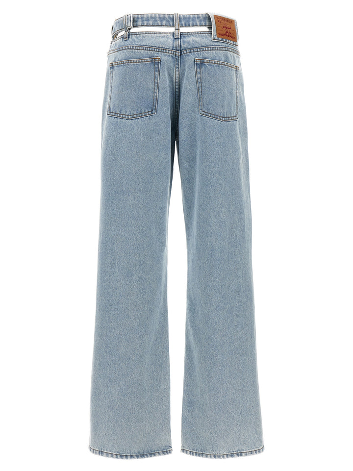 Evergreen Y Belt Jeans Light Blue