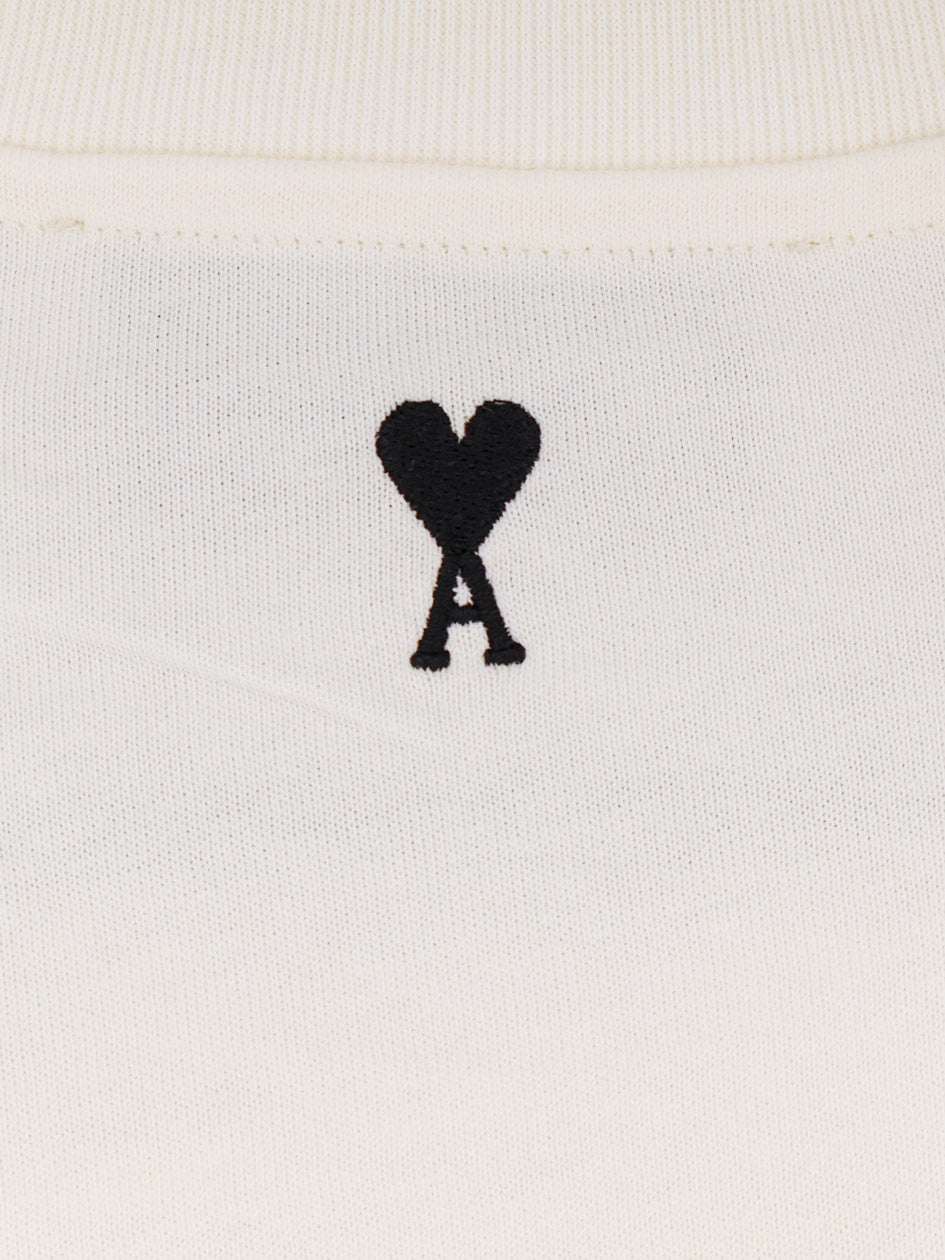 Ami Paris T-shirts and Polos - BLANC CREME | 11afc57b7267e73a355c2383b659ef7106ba6f9f