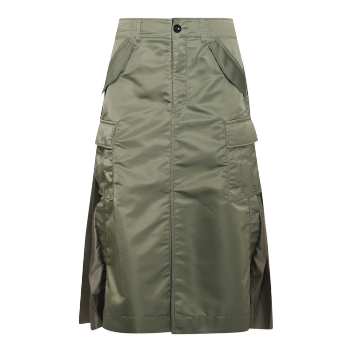 Sacai Skirts - KHAKI | 4b97181821eddb277eae67a6a307b7b92011f131