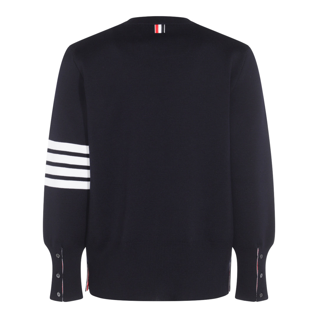 Thom Browne Sweaters - Blue and green | e6883033b1581416cdd12c0d4f322e4b03c2df49