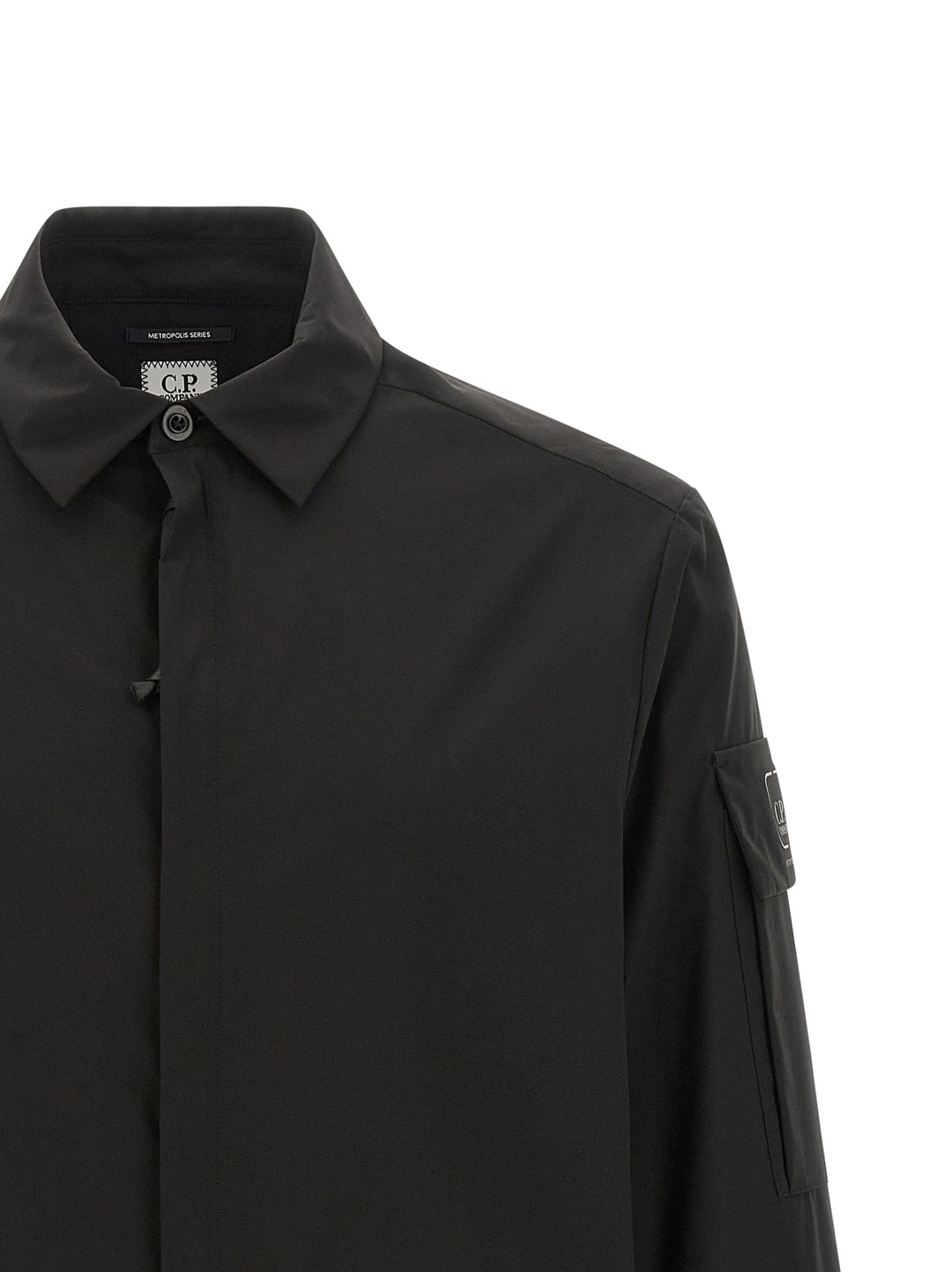 C.P. Company The Metropolis Series Shirt and Blouse - Black | e518ed1753863f44c05ef925171af0054652c2fe