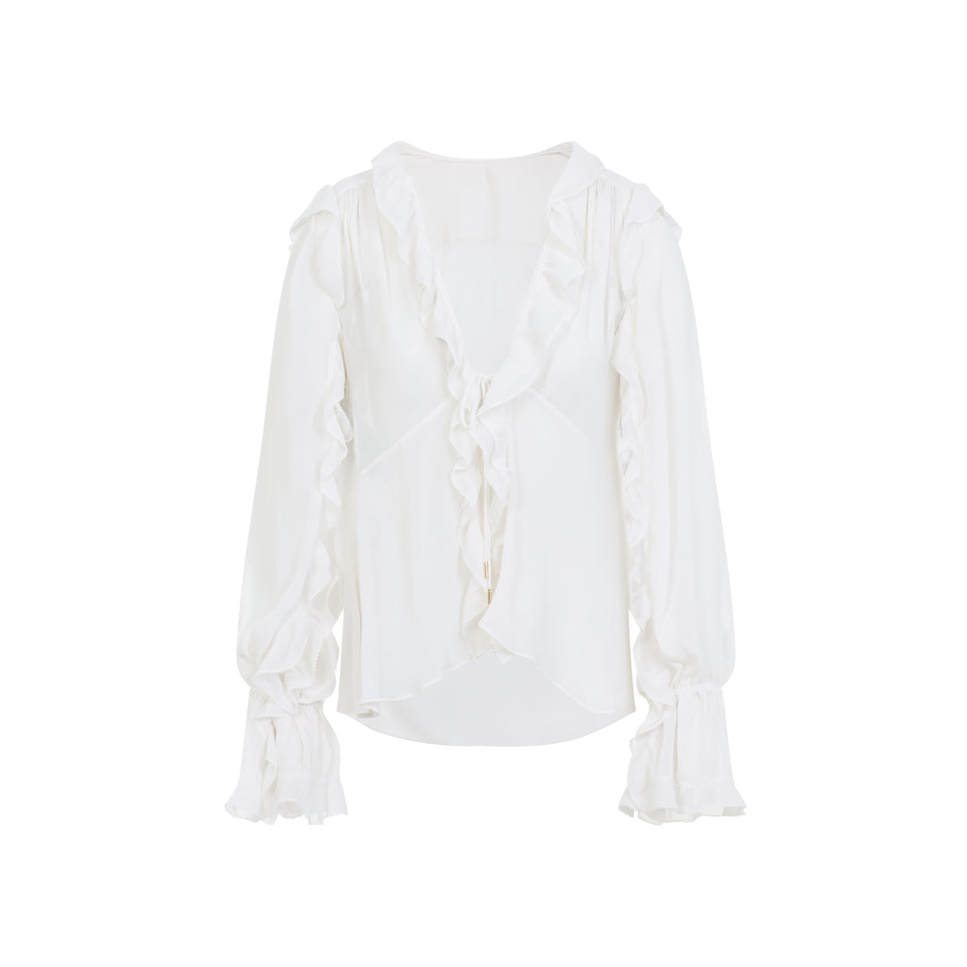Alberta Ferretti Blouse - White | f6aa2ca3b0e9ed55817879d7af6dc539b1b66d87