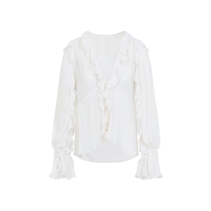 Alberta Ferretti Blouse - White | f6aa2ca3b0e9ed55817879d7af6dc539b1b66d87