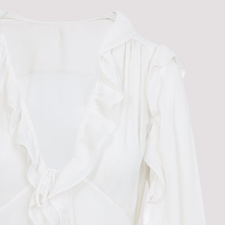 Alberta Ferretti Blouse - White | 5ea7ddb2ad4f49469017fdb739885f79b86c75f9