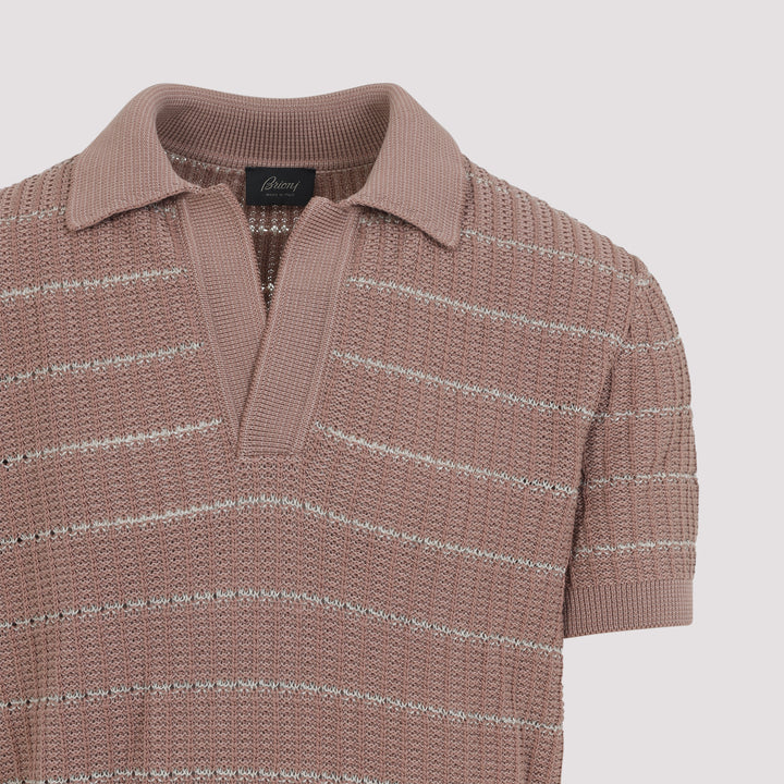 Brioni Polo - Pink & Purple | b7750f380e9cc684c865f27e4f28af04a111bdc2