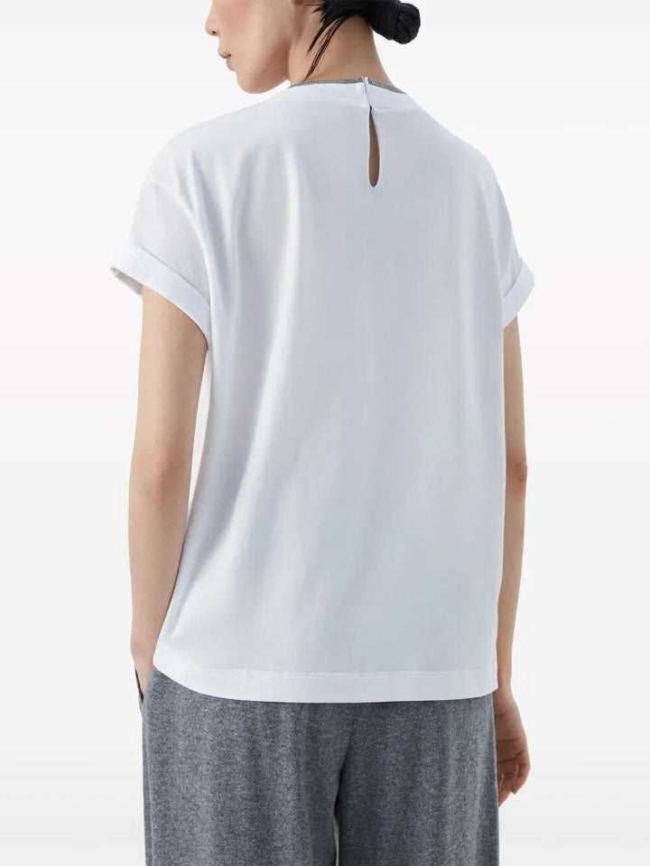 Brunello Cucinelli T-shirts - White | c14cc6443a214cdfa1949b1c4393196cbc061081