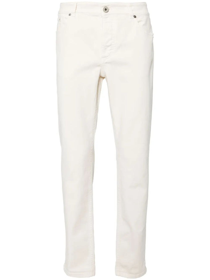 Brunello Cucinelli Straight leg - White | ddfbbd31a45197eea657fc96a4f11b3967565fb5