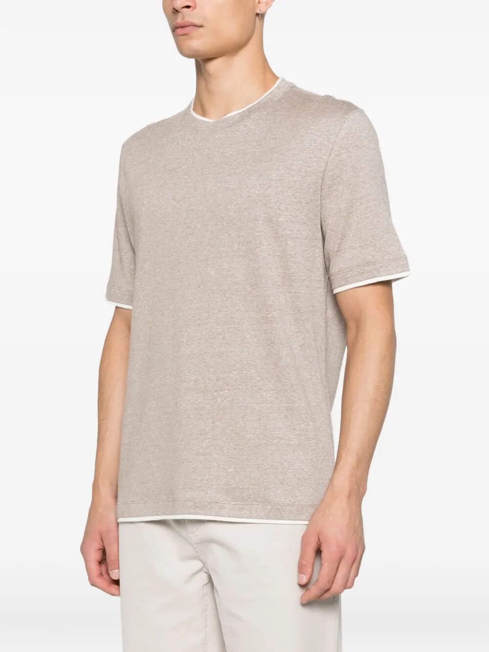 Brunello Cucinelli T-shirts - Brown | 305ebbf242edf2bff5463a602e84bbd279999495