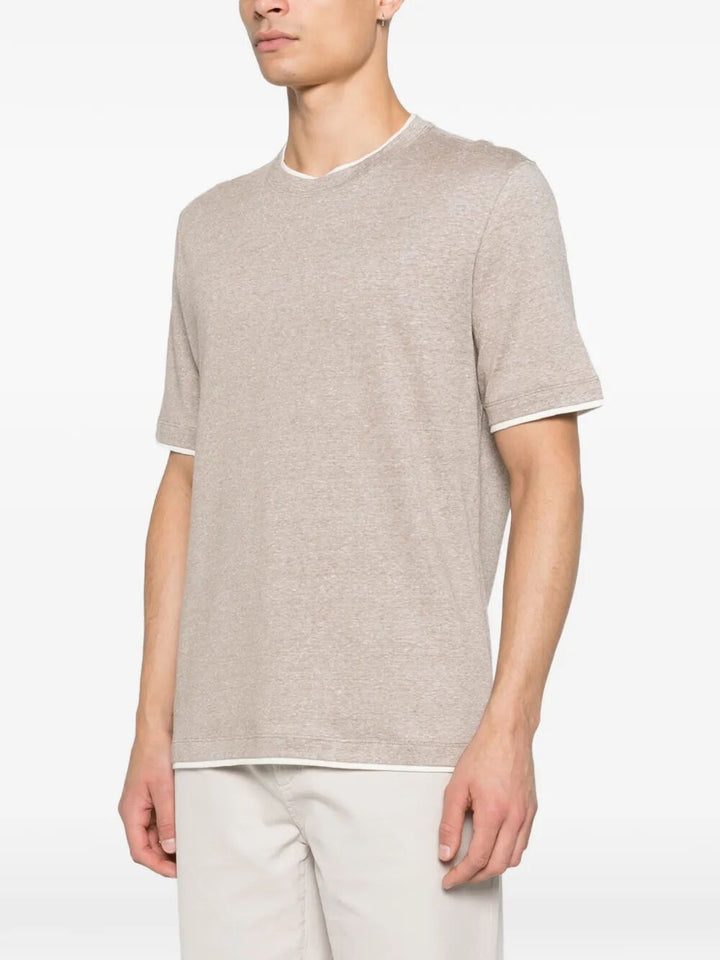 Brunello Cucinelli T-shirts - Brown | 305ebbf242edf2bff5463a602e84bbd279999495