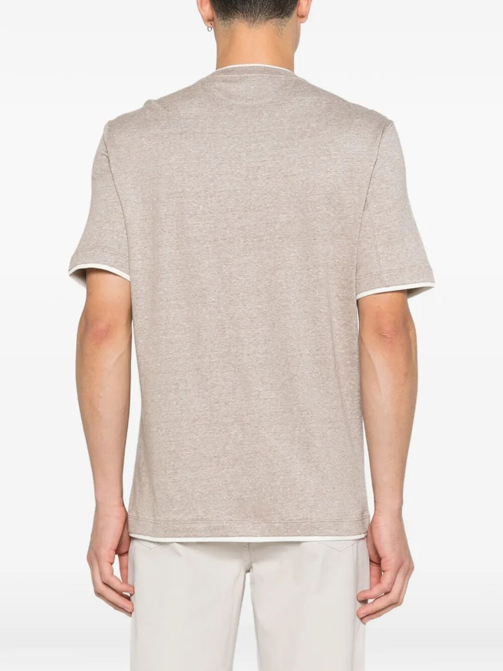 Brunello Cucinelli T-shirts - Brown | e0ffc4357b578c231197ecde02ba1f1bddb96f8f