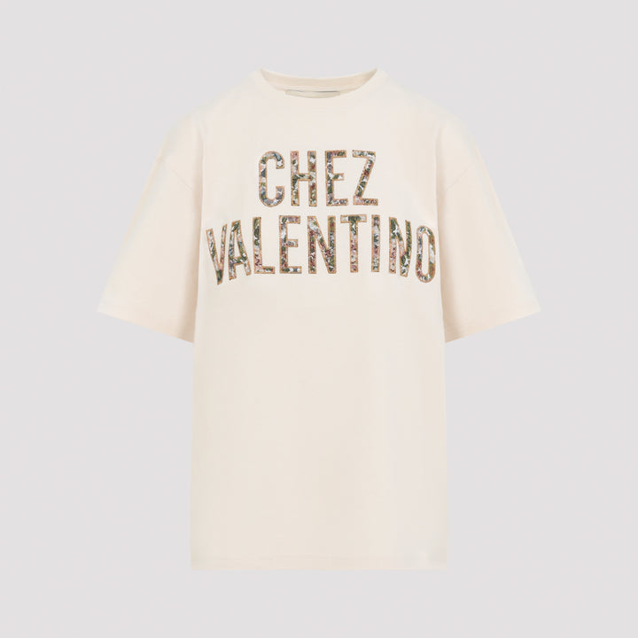 Valentino T-shirts - Nude & Neutrals | 5117fbe6ae4c2994842e9c6f8a7f71b8fd9b5676