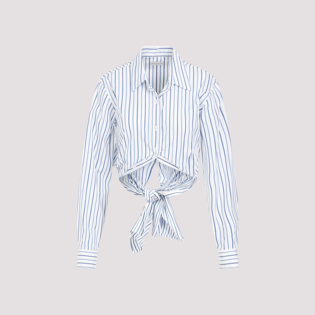 Dries Van Noten Shirts - Blue | 554c3003d76480d201f89a9646540389615378eb