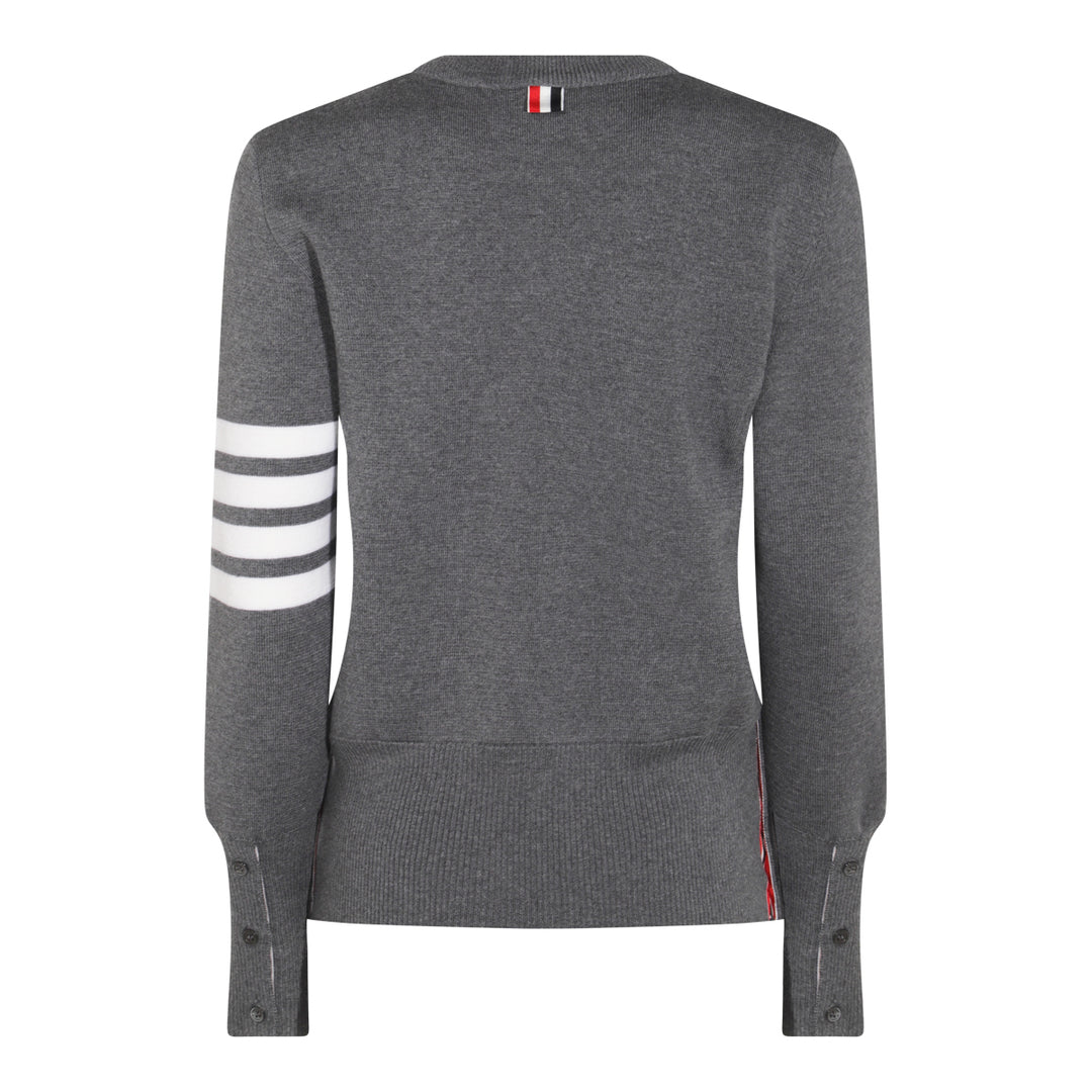 Thom Browne Sweaters - MED GREY | cfbd1a0d345f77126b83160e335839fbeb01e24e