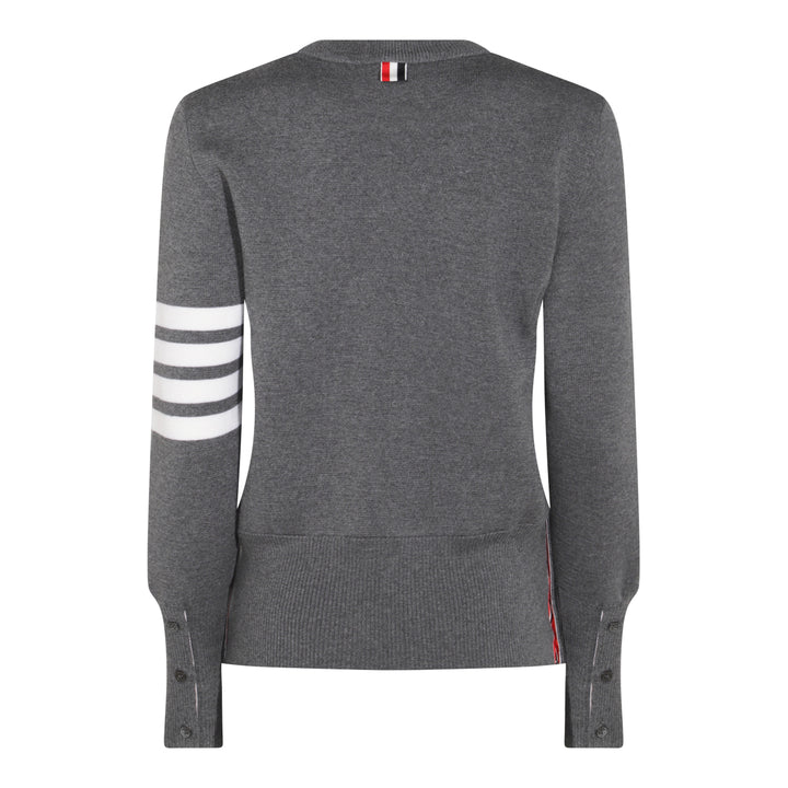 Thom Browne Sweaters - MED GREY | cfbd1a0d345f77126b83160e335839fbeb01e24e
