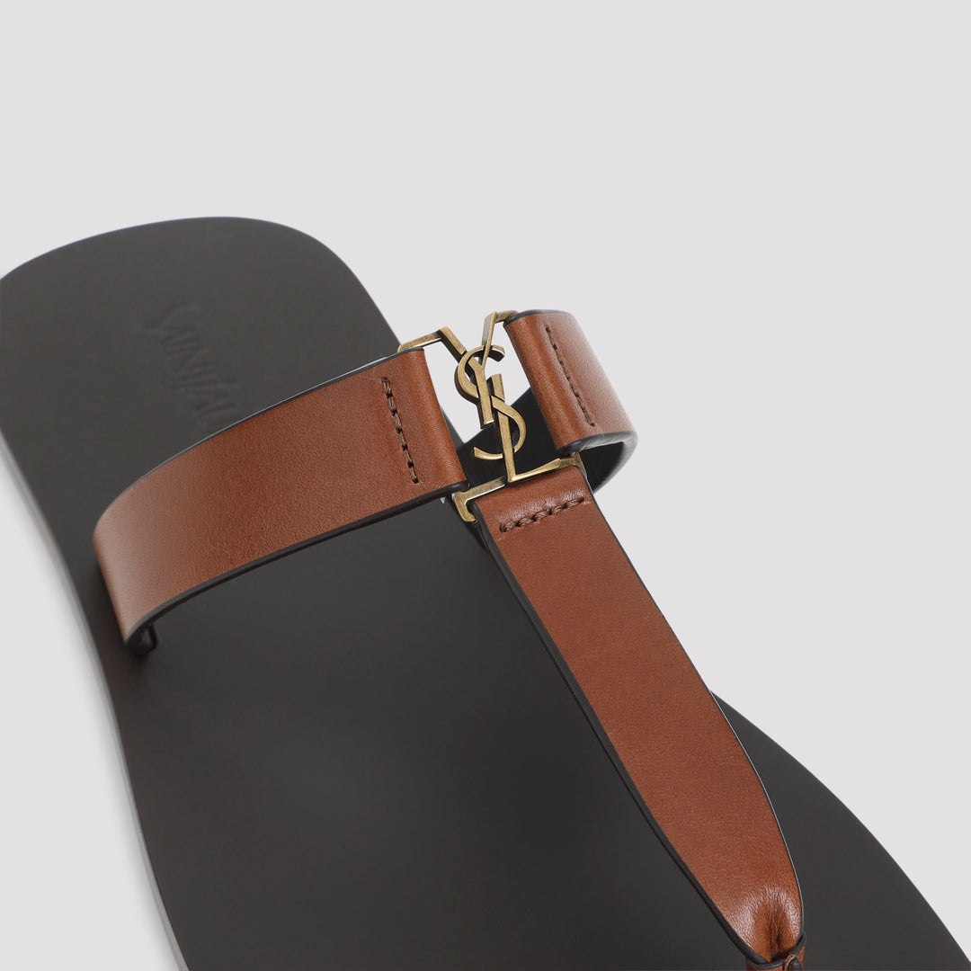 Saint Laurent Sandals - Brown | a84ef1d0f2e08f635ec37d478638628950ee0b8d