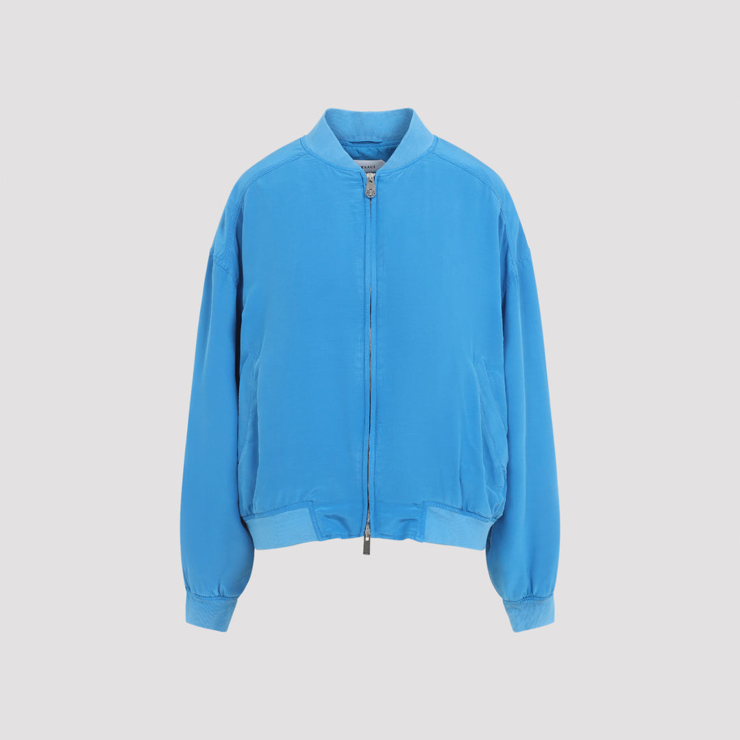Versace Bomber jackets - Blue | bd693080c3e4d654741d5427a236dfb3247eb9c0