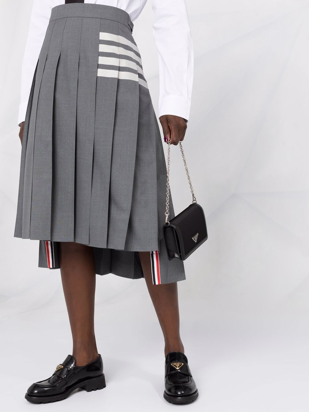 Thom Browne Midi skirts - Grey | c8de02ef25efbad1bf45185c02ffc6e85bef6226