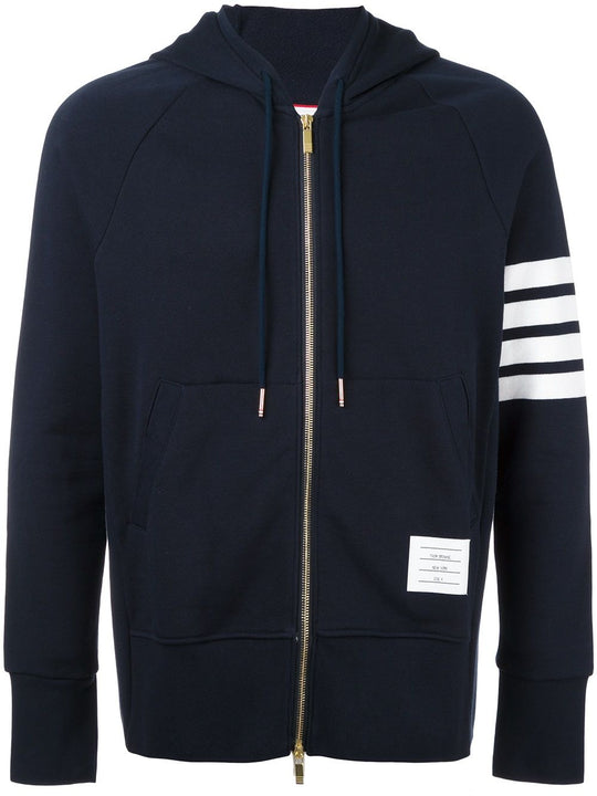Classic Loopback 4-Bar Zip Hoodie