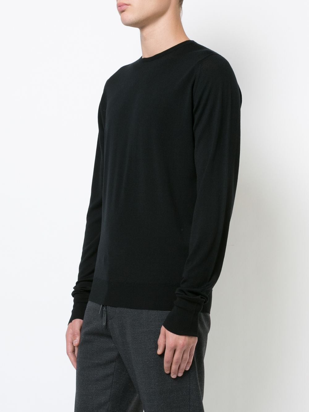 John Smedley Pullover - Black | 9b6b0594220b16a30ab2405e722cfb2c80951906
