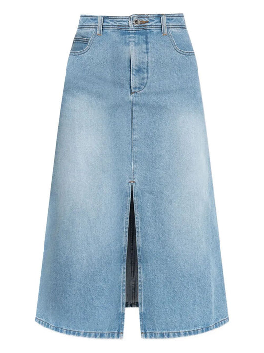 Georgia Midi Denim Skirt