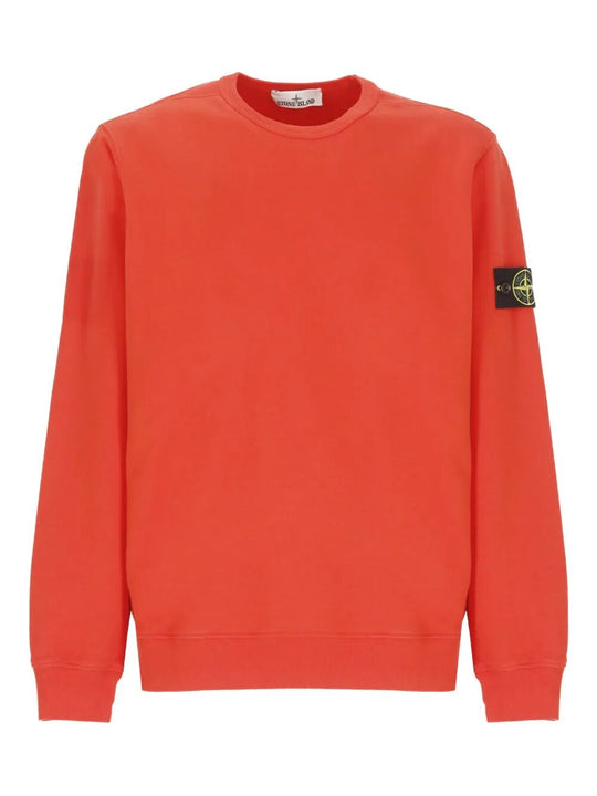 Cotton Fleece Crew Neck Sweatshirt