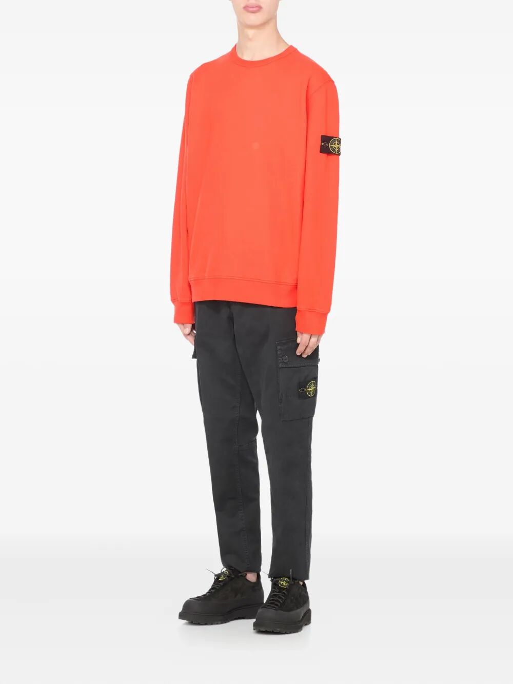 Stone Island Round neck - Red | 61552f8dfd04c19c0a395deb21d7152cdeddf4df