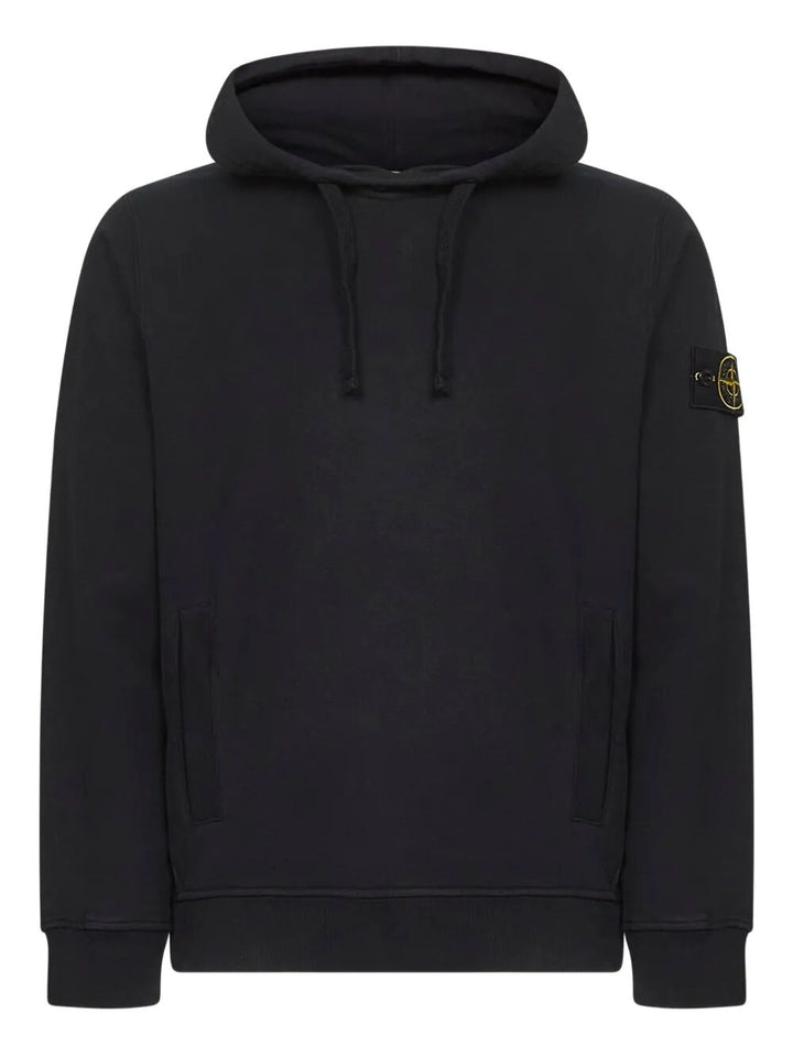 Stone Island Hoodies - Black | 3ee21f230da413b2e808f7a98a2eaa7e8592ccde