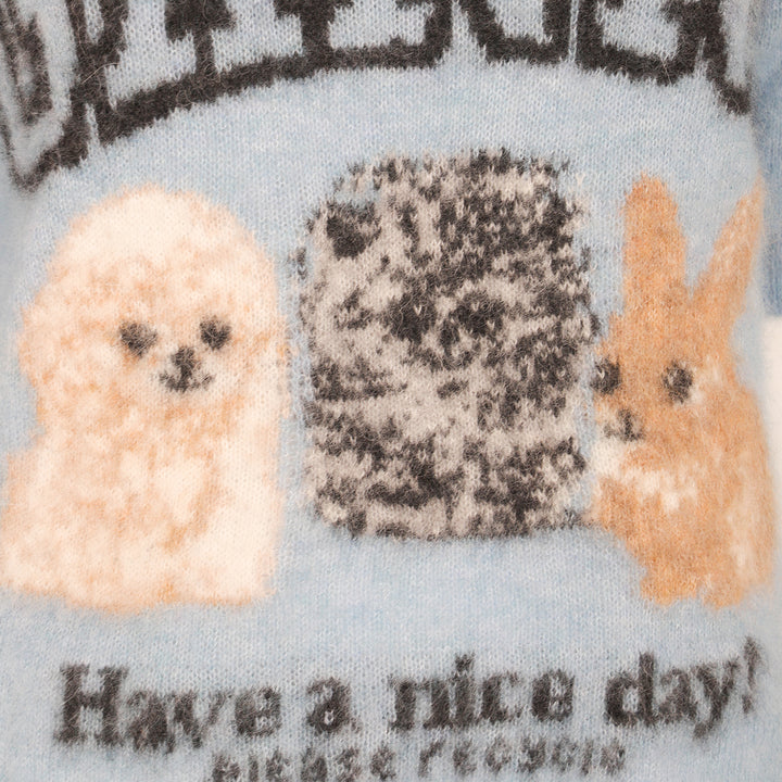 Ganni Sweaters - CHAMBRAY | aeb8e459046c57d0502580a60bc2b9220bc8edfc