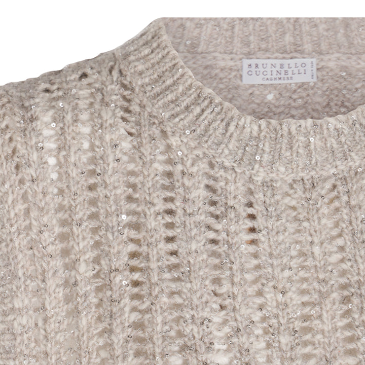 Brunello Cucinelli Sweaters - MADRE PERLA | 153c606d78d710a0a9c7ea854facdf91c616c339